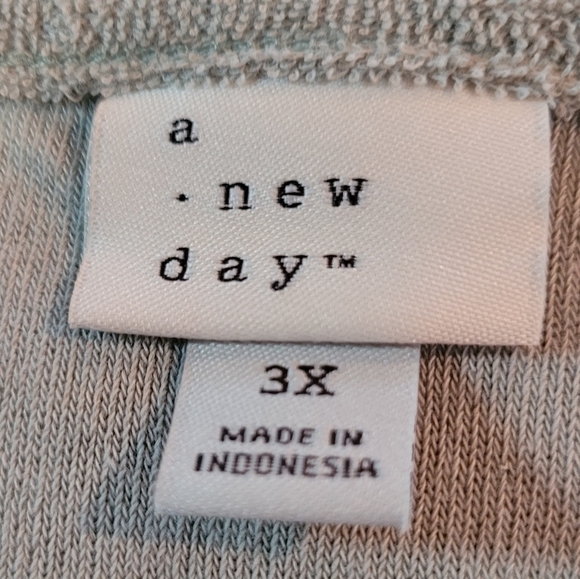 NWOT A NEW DAY Terry Tank Top, Light Green, Size 3X - Picture 6 of 9